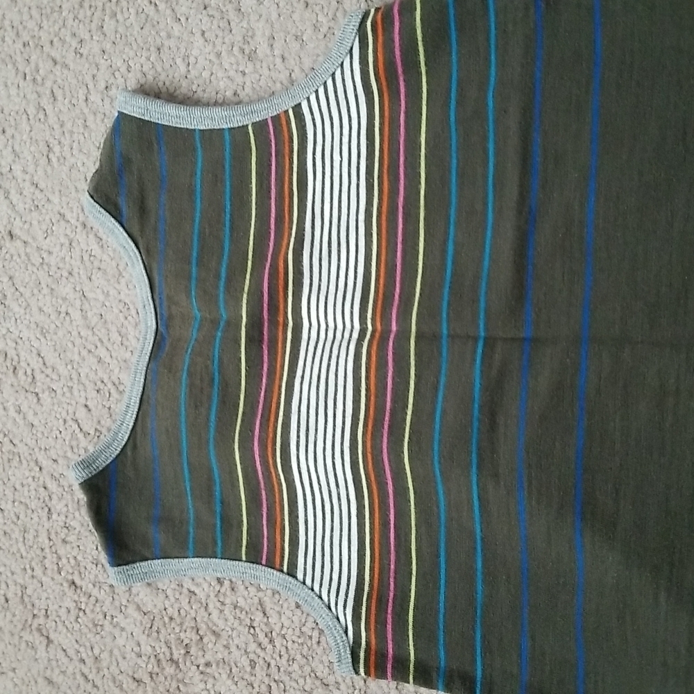 Place Kids Tank Top - Green and Blue Stripes - Picture 8 of 8